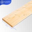 CCA Timber S4S ไม้สนแปรรูป 1.5'' × 8'' × 3 เมตร (35มม.×195มม.×3ม.)