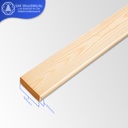 Planks ไม้ระแนงสนไสเรียบมุมกลม 1'' × 4'' × 3 เมตร (20มม.×96มม.×3ม.)