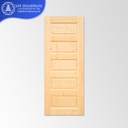 Pine Door ประตูไม้สนรัสเซีย 5 ลูกฟัก ช่องขวาง 600มม. x 2000มม. x 40(30)มม.