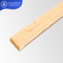 Decking ไม้ระแนงสนไสเรียบมุมกลม 1.5'' × 4'' × 3 เมตร (28มม.×96มม.×3ม.)