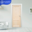 Pine Door ประตูไม้สนรัสเซีย 2 ลูกฟัก ช่องตรง 600มม. x 2000มม. x 40(10)มม.